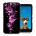 TPU1XPE4PAPILLONSFUSHIAS - Coque Souple en gel noir pour Sony Xperia E4 avec impression Motifs papillons fushias