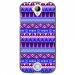 TPU1Z320AZTEQUEBLEUVIO - Coque souple pour Acer Liquid Z320 avec impression Motifs aztèque bleu et violet