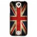 TPU1Z320DRAPUKVINTAGE - Coque souple pour Acer Liquid Z320 avec impression Motifs drapeau UK vintage