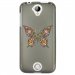 TPU1Z320PAPILLONSEUL - Coque souple pour Acer Liquid Z320 avec impression Motifs papillon psychédélique