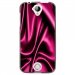 TPU1Z320SOIEROSE - Coque souple pour Acer Liquid Z320 avec impression Motifs soie drapée rose