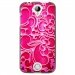 TPU1Z330ARABESQUEFUSHIA - Coque souple pour Acer Liquid Z330 avec impression Motifs arabesque fushia