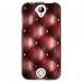 TPU1Z330CAPITON - Coque souple pour Acer Liquid Z330 avec impression Motifs effet capitonné bordeau