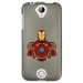 TPU1Z330IRONBUSTE - Coque souple pour Acer Liquid Z330 avec impression Motifs buste Iron
