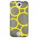 TPU1Z330RONDSJAUNES - Coque souple pour Acer Liquid Z330 avec impression Motifs ronds jaunes