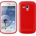 TPUROUGEGLOSSTREND - Coque souple en gel rouge pour Galaxy Trend aspect glossy