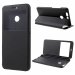 VIEWHONOR8PRONOIR - Etui Honor 8 Pro rabat latéral avec fenêtre coloris noir