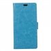 WALLET-P10BLEU - Etui Huawei P10 rabat latéral bleu logements cartes fonction stand