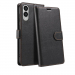 WALLET-S25EDGENOIR - Etui Galaxy-S25 EDGE logements carte fonction stand coloris noir