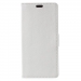 WALLET-SUNNY2PLUSBLANC - Etui Wiko Sunny-2-PLUS rabat latéral blanc type portefeuille avec logements cartes