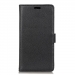 WALLET-TOMMY2PLUSNOIR - Etui Wiko Tommy-2-PLUS rabat latéral noir type portefeuille avec logements cartes