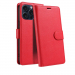 WALLETIP15PMXROUGE - Etui portefeuille iPhone 15 PRO MAX coloris ROUGE rabat latéral articulé fonction stand