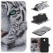 WALLETJ52017-TIGREBL - Housse Etui folio Galaxy J5-2017 avec rabat latéral motif tigre blanc