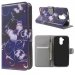 WALLETLIQUIDZ410PAPIVIOLET - Etui portefeuille motif papillons violets pour Acer Liquid Z410 rabat latéral articulé fonction 