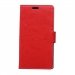 WALLETMAGNAROUGE - Etui portefeuille rouge pour LG Magna avec rabat latéral articulé stand
