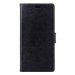 WALLETMOTOE3NOIR - Etui Moto-E3 noir rabat latéral portefeuille logements cartes