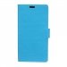 WALLETXPC4BLEU - Etui type portefeuille pour Sony Xperia C4 coloris bleu avec rabat latéral articulé fonction stand