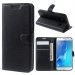 WALLGRAINA52016NOIR - Etui type portefeuille noir pour Samsung Galaxy A5-2016 avec rabat latéral articulé fonction stand