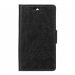 WALLSELFY4GNOIR - Etui type portefeuille noir pour Wiko Selfy 4G avec rabat latéral articulé stand