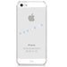 WDIP5DIAGBLEU - Coque White Diamonds avec des cristaux Swarovski Bleu iPhone 5 