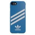 ADIDAS-COVIP78BLEU - Coque Adidas iPhone 7/8 aspect cuir bleu