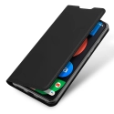 DUX-PIXEL8NOIR - Etui Google Pixel 8 noir fin avec rabat latéral aimant invisible et coque souple