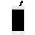 FACEAV_IP5S_BLANC - Vitre Face Avant et Surface Tactile Apple iPhone 5S Blanc