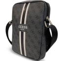 GUESS-GUTB10P4RPSK - Etui Guess pour tablette 10 pouces coloris noir bandes verticales avec bandoulière