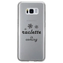 TPU0GALS8RACLETTECOMING - Coque souple pour Samsung Galaxy S8 avec impression Motifs raclette is coming