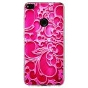 TPU0P8LITE17ARABESQUEFUSHIA - Coque souple pour Huawei P8 Lite 2017 avec impression Motifs arabesque fushia