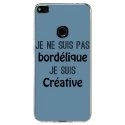 TPU0P8LITE17BORDELIQUEBLEU - Coque souple pour Huawei P8 Lite 2017 avec impression Motifs Je ne suis pas bordélique bleu