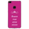 TPU0P8LITE17BOUDERFUSHIA - Coque souple pour Huawei P8 Lite 2017 avec impression Motifs Bouder pour mieux Régner fushia