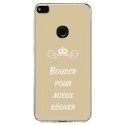 TPU0P8LITE17BOUDERTAUPE - Coque souple pour Huawei P8 Lite 2017 avec impression Motifs Bouder pour mieux Régner taupe