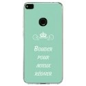 TPU0P8LITE17BOUDERTURQUOISE - Coque souple pour Huawei P8 Lite 2017 avec impression Motifs Bouder pour mieux Régner turquoise