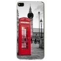 TPU0P8LITE17CABINEUK - Coque souple pour Huawei P8 Lite 2017 avec impression Motifs cabine téléphonique UK rouge