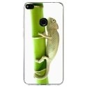 TPU0P8LITE17CAMELEON - Coque souple pour Huawei P8 Lite 2017 avec impression Motifs caméleon sur un bamboo