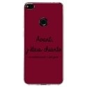 TPU0P8LITE17CHIANTEBORDEAU - Coque souple pour Huawei P8 Lite 2017 avec impression Motifs Avant, j'étais chiante bordeau