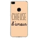 TPU0P8LITE17CHIEUSEBEIGE - Coque souple pour Huawei P8 Lite 2017 avec impression Motifs Chieuse d'Amour beige