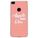 TPU0P8LITE17DIEUROSE - Coque souple pour Huawei P8 Lite 2017 avec impression Motifs Appelle moi Dieu rose