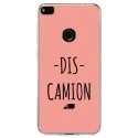 TPU0P8LITE17DISCAMIONROSE - Coque souple pour Huawei P8 Lite 2017 avec impression Motifs Dis Camion rose