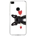 TPU0P8LITE17DOGVALENTIN - Coque souple pour Huawei P8 Lite 2017 avec impression Motifs bulldog valentin