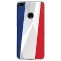 TPU0P8LITE17DRAPFRANCE - Coque souple pour Huawei P8 Lite 2017 avec impression Motifs drapeau de la France