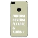 TPU0P8LITE17FUMEUSEVERT - Coque souple pour Huawei P8 Lite 2017 avec impression Motifs fumeuse et alors vert