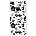 TPU0P8LITE17LOVE3 - Coque souple pour Huawei P8 Lite 2017 avec impression Motifs Love coeur 3