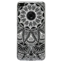 TPU0P8LITE17MANDALABLANC - Coque souple pour Huawei P8 Lite 2017 avec impression Motifs Mandala blanc