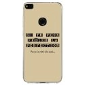 TPU0P8LITE17PERFECTIONTAUPE - Coque souple pour Huawei P8 Lite 2017 avec impression Motifs frôler la perfection taupe