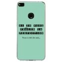 TPU0P8LITE17PERFECTIONTURQUO - Coque souple pour Huawei P8 Lite 2017 avec impression Motifs frôler la perfection turquoise