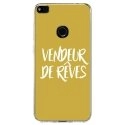 TPU0P8LITE17VENDREVEOR - Coque souple pour Huawei P8 Lite 2017 avec impression Motifs vendeur de rêves or