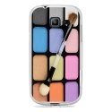 TPU0S7390MAQUILLAGE - Coque Souple en gel transparente pour Galaxy Trend Lite avec impression Motifs palette de maquillage