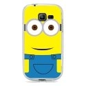 TPU0S7390MINYEUXSOURIRE - Coque Souple en gel transparente pour Galaxy Trend Lite avec impression Motifs mignon personnage